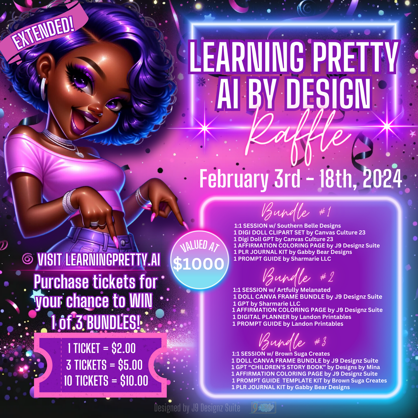 Learning Pretty AI Feb Raffle