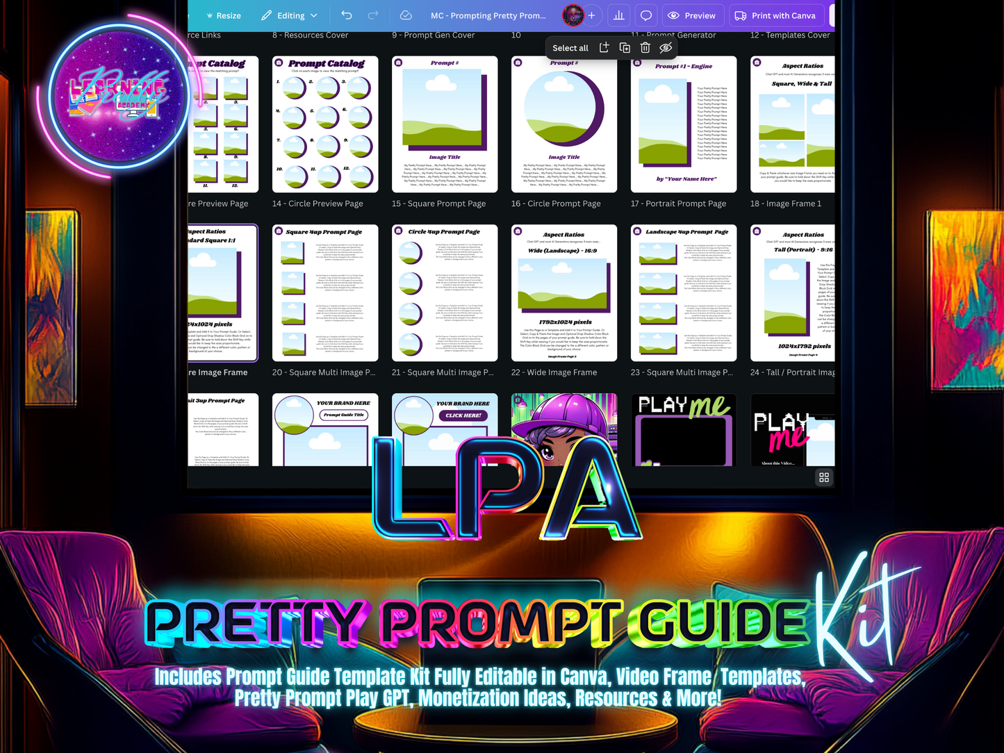 Pretty Prompt Play LIVE Party Nov-21-2024 | FREE Session | VIP Bundle Upgrade