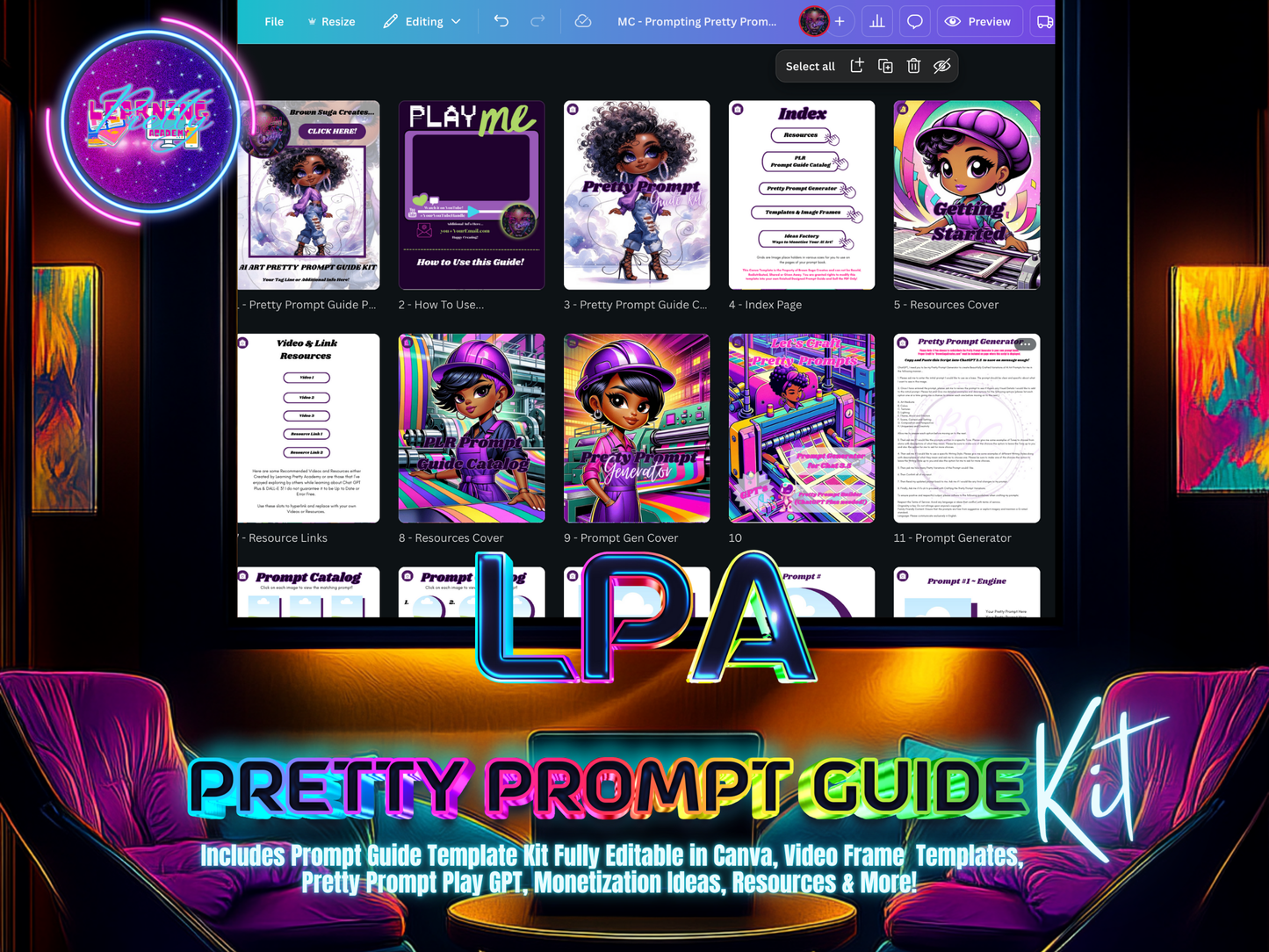 Pretty Prompt Play LIVE Party Nov-21-2024 | FREE Session | VIP Bundle Upgrade