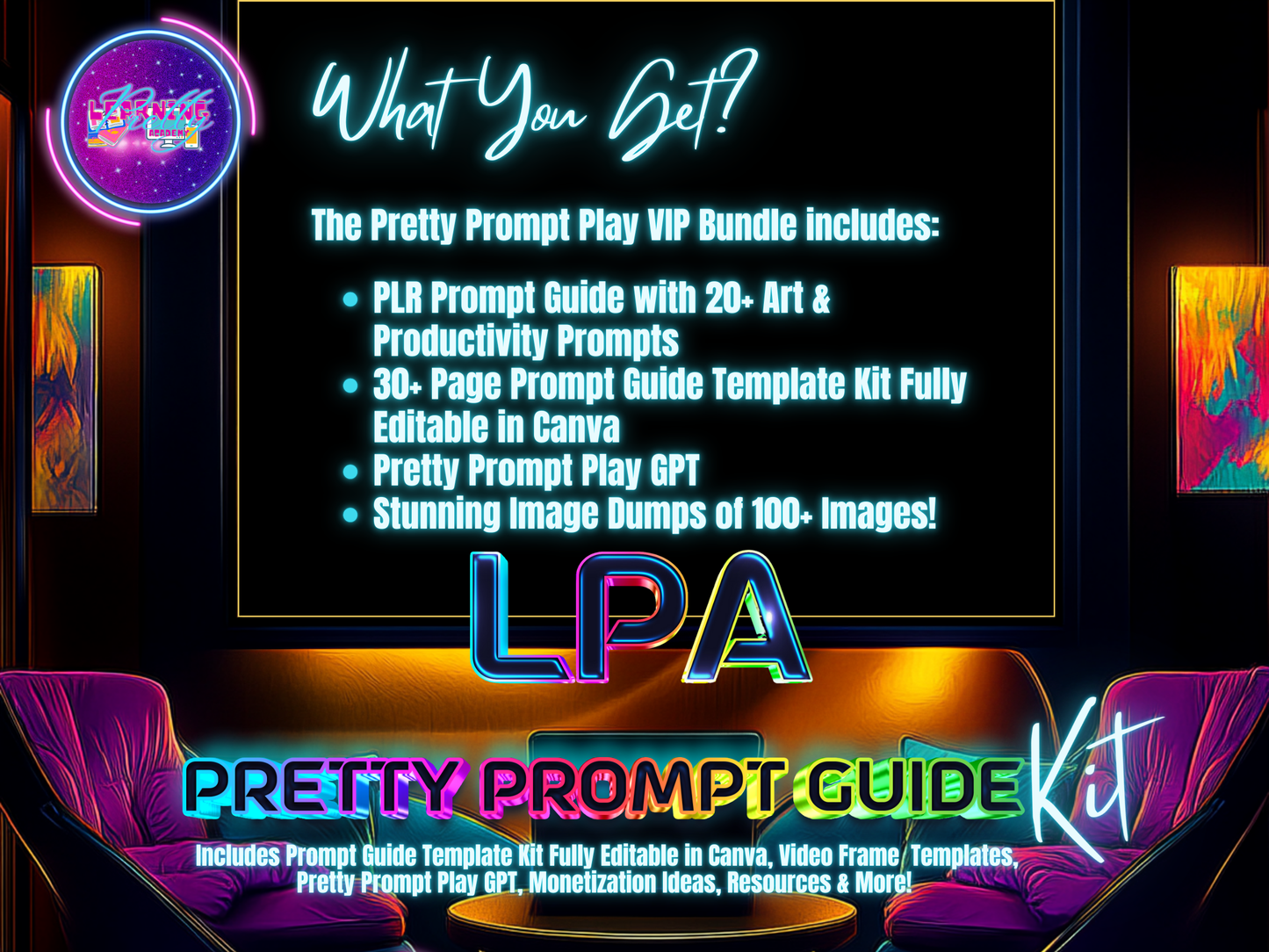 Pretty Prompt Play LIVE Party Nov-21-2024 | FREE Session | VIP Bundle Upgrade